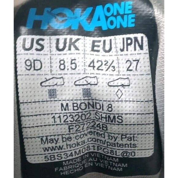 Hoka Gray Athletic Shoes - Picture 6 of 9